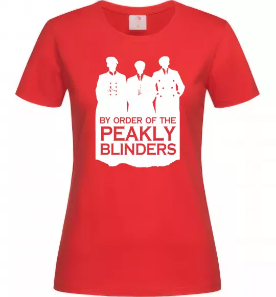 Жіноча футболка Гострі картузи силует Червоний фото