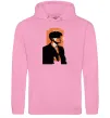 Чоловіча толстовка (худі) Гострі картузи трафарет Рожевий фото