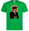 Чоловіча футболка Гострі картузи трафарет Зелений фото