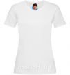Женская футболка Томас Шелби с сигаретой Острые козырьки Белый фото