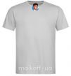 Чоловіча футболка Томас Шелби с сигаретой Острые козырьки Сірий фото