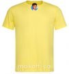 Чоловіча футболка Томас Шелби с сигаретой Острые козырьки Лимонний фото