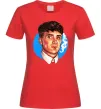 Жіноча футболка Томас Шелбі з цигаркою Гострі картузи Червоний фото