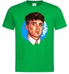 Чоловіча футболка Томас Шелбі з цигаркою Гострі картузи Зелений Чоловіча футболка Томас Шелбі з цигаркою Гострі картузи Зелений фото