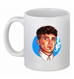 Чашка керамічна Томас Шелбі з цигаркою Гострі картузи