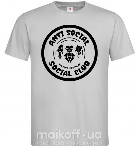Мужская футболка Antisocial club Daria Серый фото
