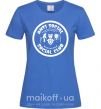 Жіноча футболка Antisocial club Daria Яскраво-синій фото