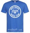 Мужская футболка Antisocial club Daria Ярко-синий фото