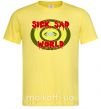 Мужская футболка Sick world Лимонный фото