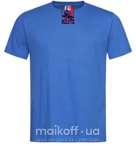 Чоловіча футболка Evangelion Яскраво-синій фото