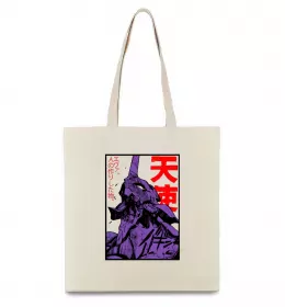 Еко-сумка Evangelion neon genesis Чорний фото