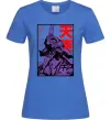 Жіноча футболка Evangelion Яскраво-синій фото