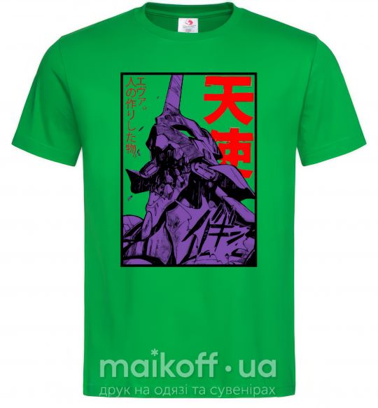 Мужская футболка Evangelion Зеленый фото