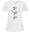 Жіноча футболка Evangelion HELMETS аніме Білий фото