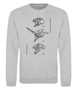 Світшот Evangelion HELMETS аніме Світшот Evangelion HELMETS аніме