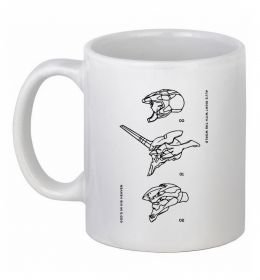 Чашка керамическая Evangelion HELMETS аніме