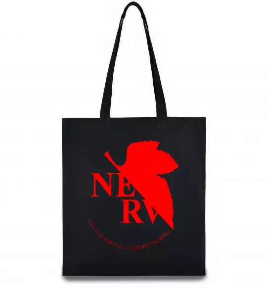 Эко-сумка Evangelion аніме Евангеліон Черный фото