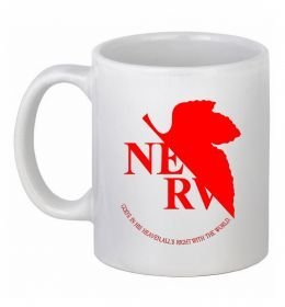 Чашка керамічна Evangelion аніме Евангеліон Чашка керамічна Evangelion аніме Евангеліон