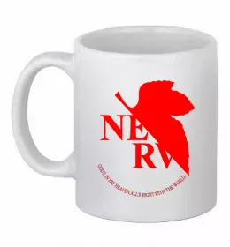 Чашка керамическая Rey Ayanami Белый фото