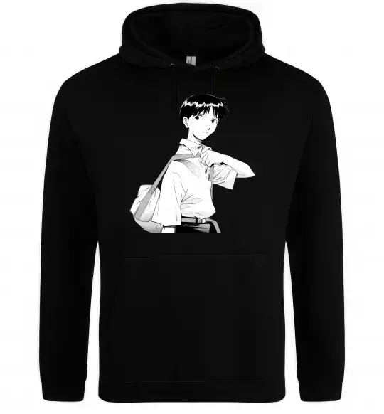 Мужская толстовка (худи) Daco Евангеліон Черный фото