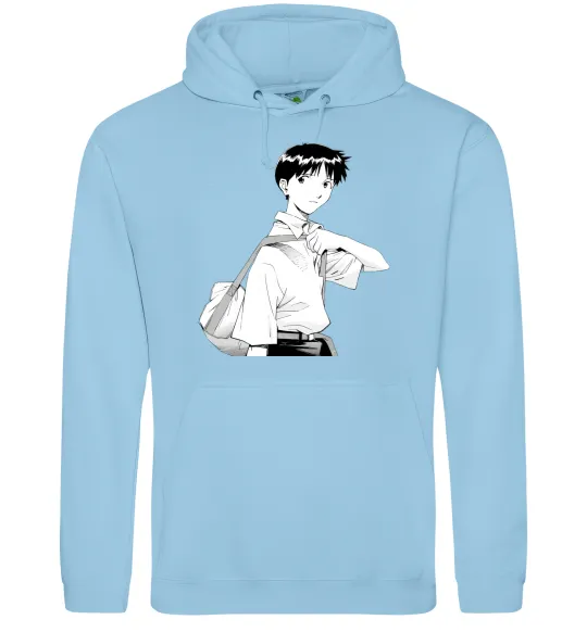 Мужская толстовка (худи) Daco Евангеліон Голубой фото
