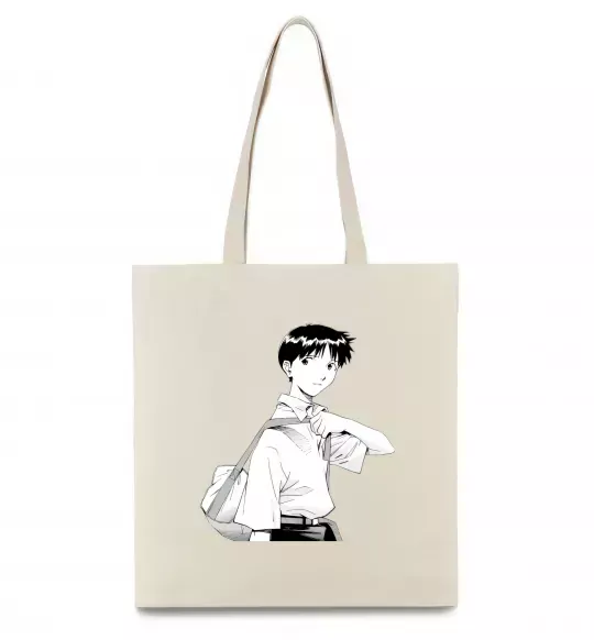 Еко-сумка Daco Евангеліон Бежевий фото