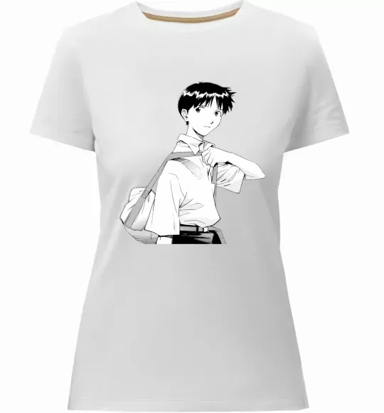 Жіноча преміум футболка Daco Евангеліон Білий фото