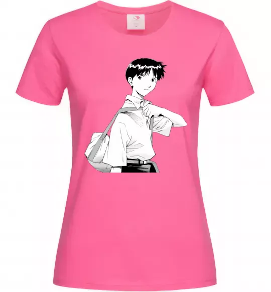 Женская футболка Daco Евангеліон Ярко-розовый фото