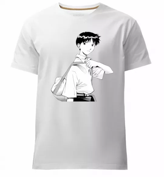 Чоловіча преміум футболка Daco Евангеліон Білий фото