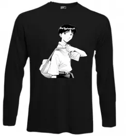 Лонгслів Daco Евангеліон Чорний фото