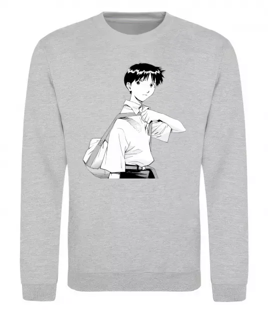 Свитшот Daco Евангеліон Серый меланж фото