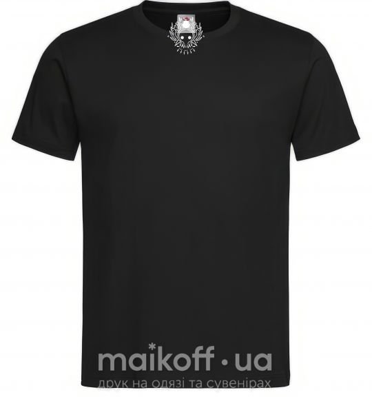 Мужская футболка Evangelion иконка Черный фото