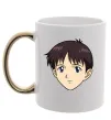 Чашка з кольоровою ручкою Evangelion Сінзді Золото фото