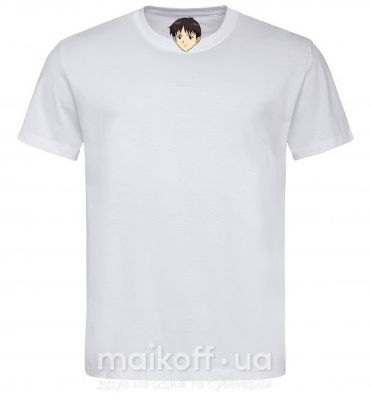 Мужская футболка Evangelion Синзди Белый фото