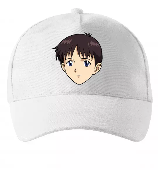 Кепка Evangelion Сінзді Білий фото