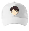 Кепка Evangelion Сінзді Білий фото