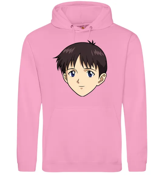 Чоловіча толстовка (худі) Evangelion Сінзді Рожевий фото