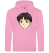 Чоловіча толстовка (худі) Evangelion Сінзді Рожевий фото