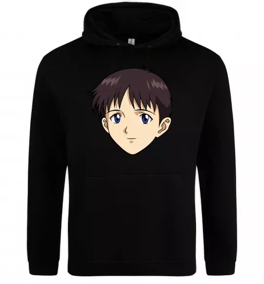 Чоловіча толстовка (худі) Evangelion Сінзді Чорний фото