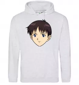 Чоловіча толстовка (худі) Evangelion neon genesis Чорний фото