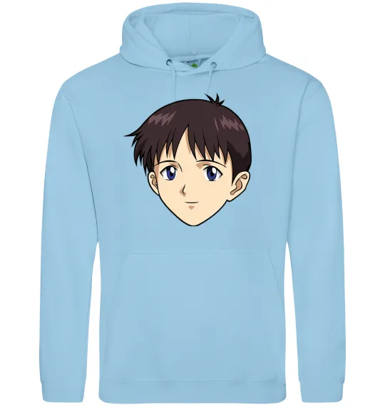 Жіноча толстовка (худі) Evangelion Сінзді Блакитний фото