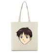 Эко-сумка Evangelion Сінзді Бежевый фото