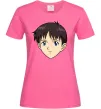 Жіноча футболка Evangelion Сінзді Яскраво-рожевий фото