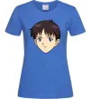 Жіноча футболка Evangelion Сінзді Яскраво-синій фото