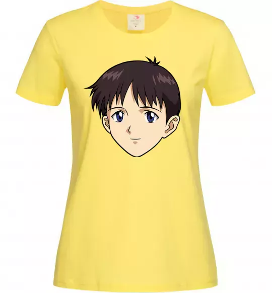 Жіноча футболка Evangelion Сінзді Лимонний фото