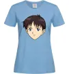 Жіноча футболка Evangelion Сінзді Блакитний фото