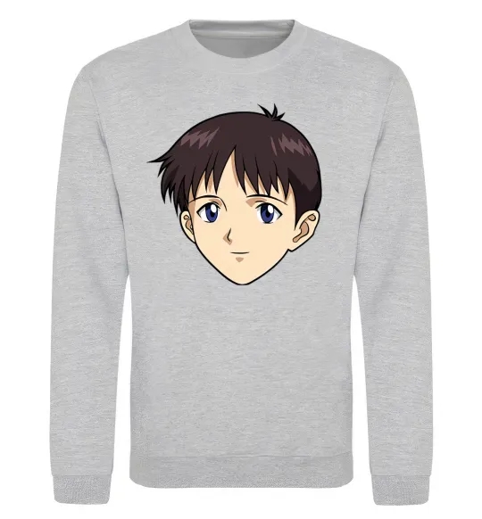 Свитшот Evangelion Сінзді Серый меланж фото