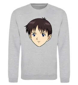Світшот Evangelion Сінзді Сірий меланж фото