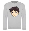 Свитшот Evangelion Сінзді Серый меланж фото