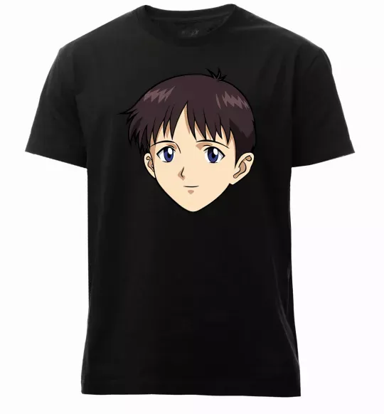 Чоловіча преміум футболка Evangelion Сінзді Чорний фото